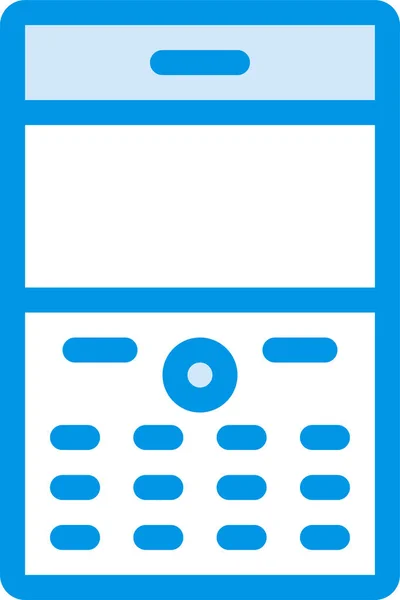 Ícone Dispositivo Telefone Celular Chamada Estilo Esboço Preenchido —  Vetores de Stock