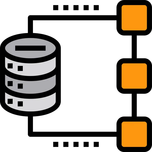 通信ファイルネットワークアイコン — ストックベクタ