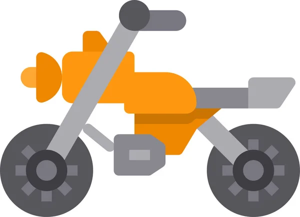 Motorfiets Motobike Icoon — Stockvector