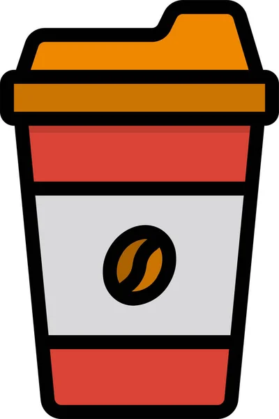 Koffiebeker Mok Pictogram — Stockvector