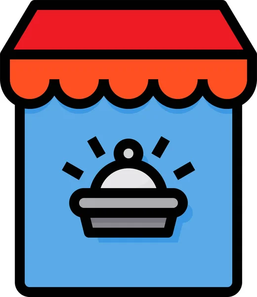 Delivery Food Order Icon Shipping Delivery Fulfillment Category — Stock Vector