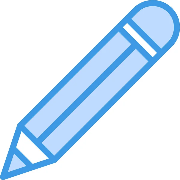 Zeichnen Material Bleistift Symbol — Stockvektor