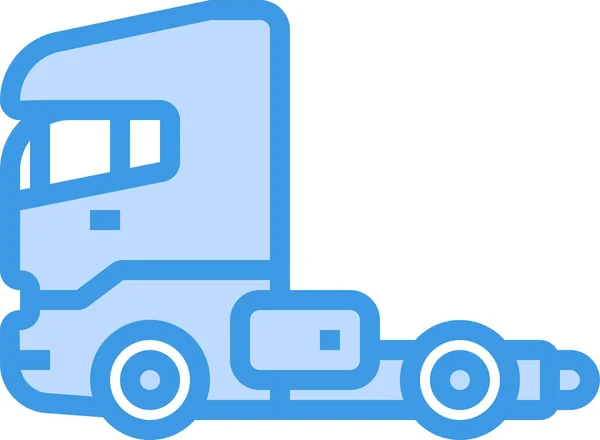 Lastbil Transport Bil Ikon — Stock vektor