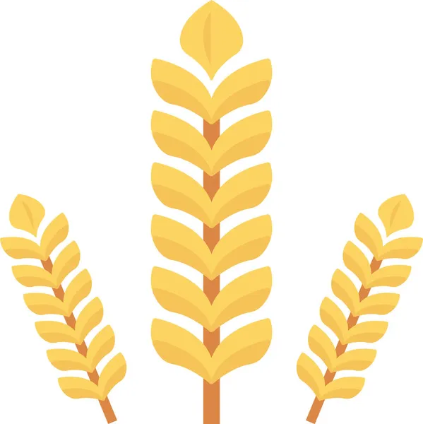 Crop Food Grain Icon Flat Style — Stock Vector