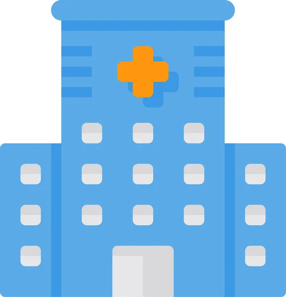 Krankenhaus Gesundheit Klinik Ikone — Stockvektor