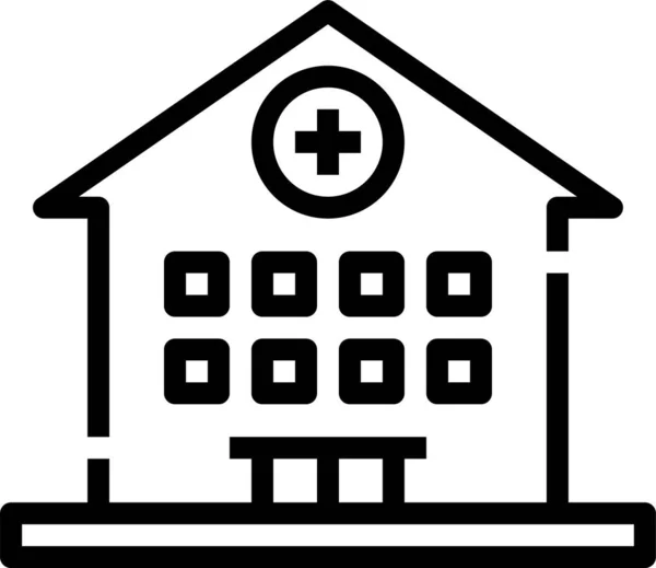 Икона Здоровья Больнице — стоковый вектор