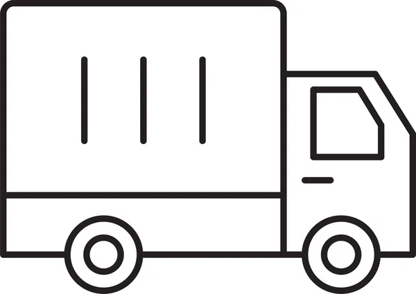 Vrachtwagenvervoer Pictogram — Stockvector