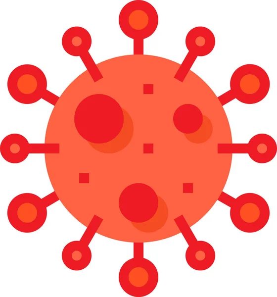 Coronavirus Virus Covid19 Icône — Image vectorielle