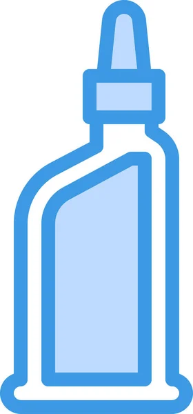 Flaschenkleber Ikone — Stockvektor