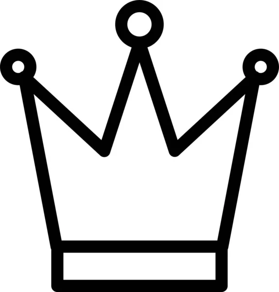 Значок Номинальной Короны Стиле Наброска — стоковый вектор
