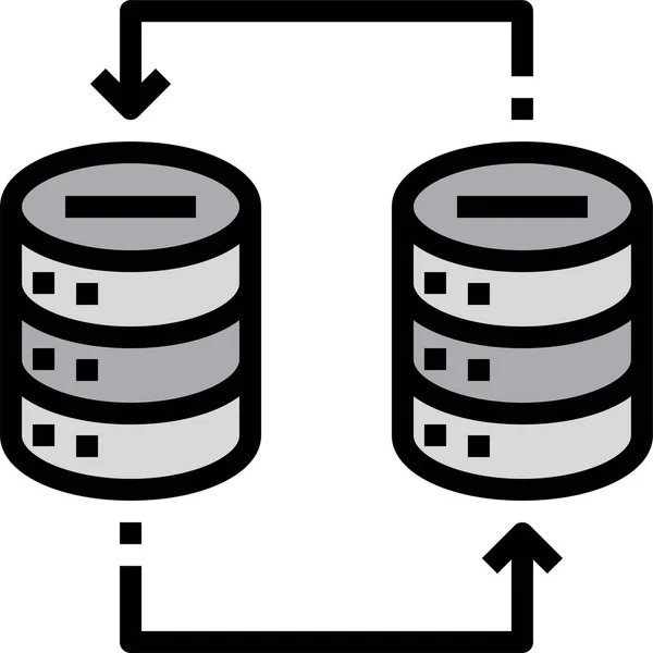 Datenserver Speichersymbol — Stockvektor