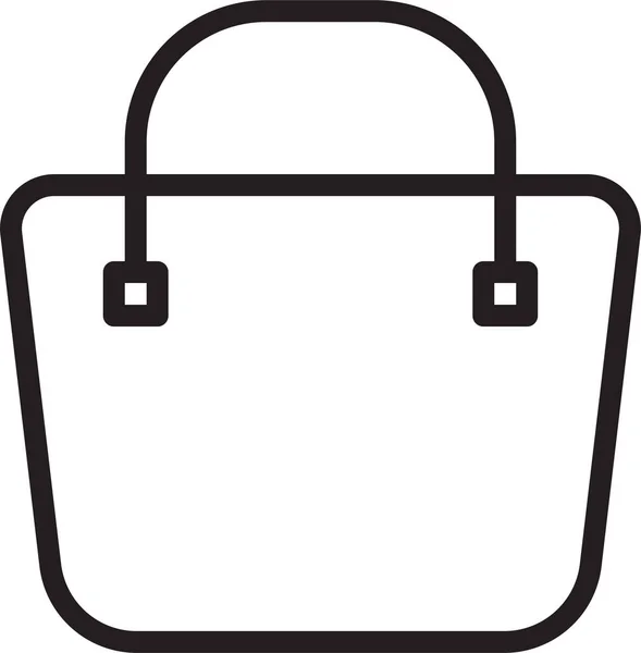 Bag Commerce Sale Icon Outline Style — Stock Vector