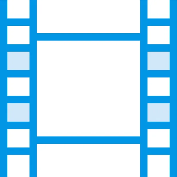 Икона Медиа Кино Наполненном Виде — стоковый вектор