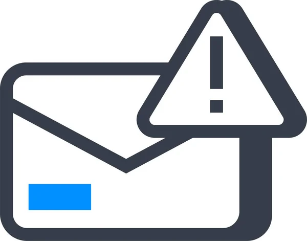 Icono Error Alerta Email — Vector de stock