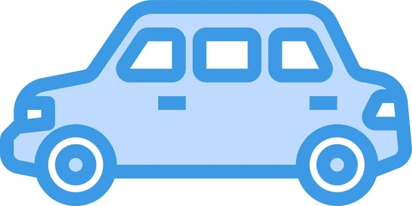 Icône Voiture Véhicule Limousine — Image vectorielle