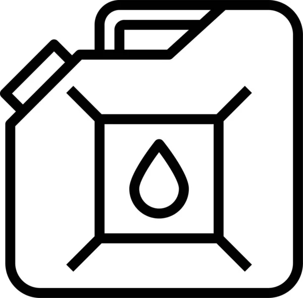 Pictogram Energie Olie Gereedschapsbouw Categorie — Stockvector