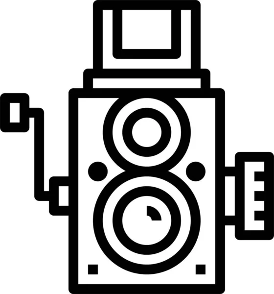 Kamerabild Fotografie Symbol Der Kategorie Elektronikgeräte Geräte — Stockvektor