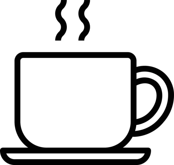 Kahve Fincanı Simgesi — Stok Vektör