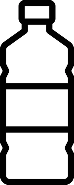 Пляшка Скляного Напою Значок — стоковий вектор