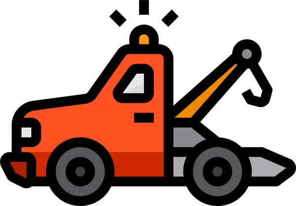 Tow Truck Crane Icon — Stock Vector