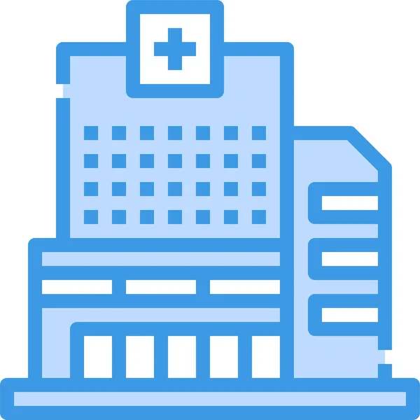 Hospital Medical Center Icon — Stock Vector