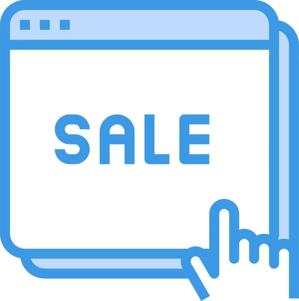 Prodej Seo Webové Ikony — Stockový vektor