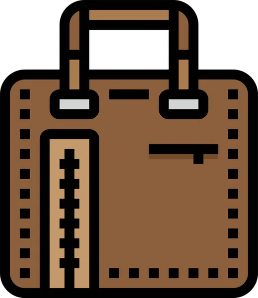 Tasche Taschen Handtasche Symbol — Stockvektor