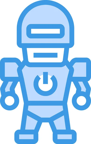 Robot Robotics Artificial Icon — Stock Vector