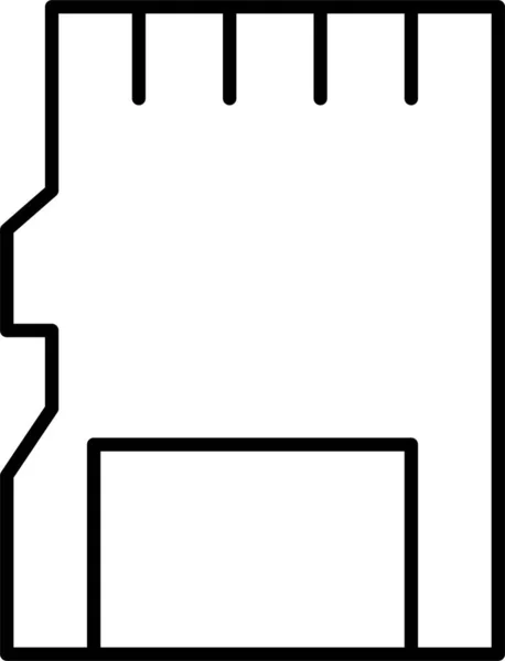 Icône Matériel Électronique Carte Dans Catégorie Appareils Appareils Électroniques — Image vectorielle