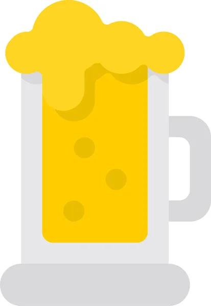 Cerveza Bebida Alcohol Icono — Archivo Imágenes Vectoriales