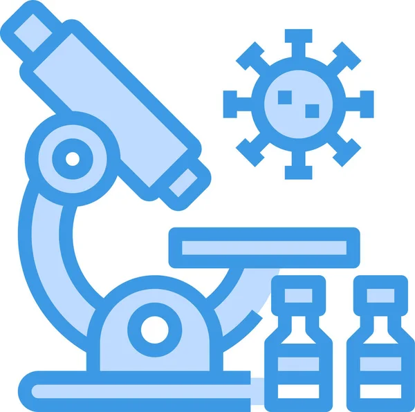 Ícone Vacina Experimental Laboratorial —  Vetores de Stock