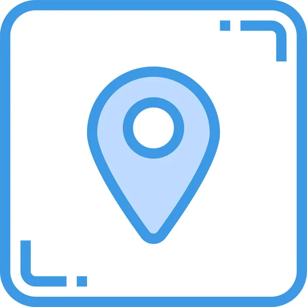 Localisation Navigateur Direction Icône — Image vectorielle