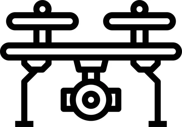 Иконка Дрона Камеры Блогера — стоковый вектор