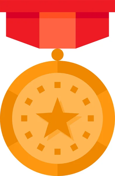 Medaille Winnaar Pictogram — Stockvector