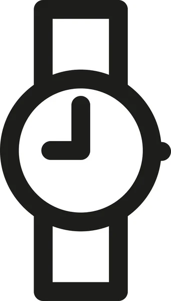 Αξεσουάρ Ρολόι Κατάστημα Εικονίδιο Στυλ Περίγραμμα — Διανυσματικό Αρχείο