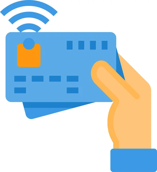 Ícone Cartão Crédito Pagamento — Vetor de Stock