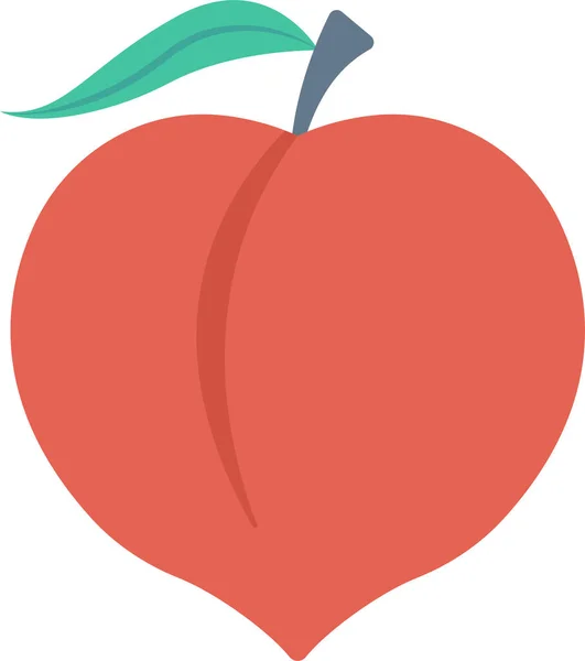 杏仁食品水果图标为扁平风格 — 图库矢量图片
