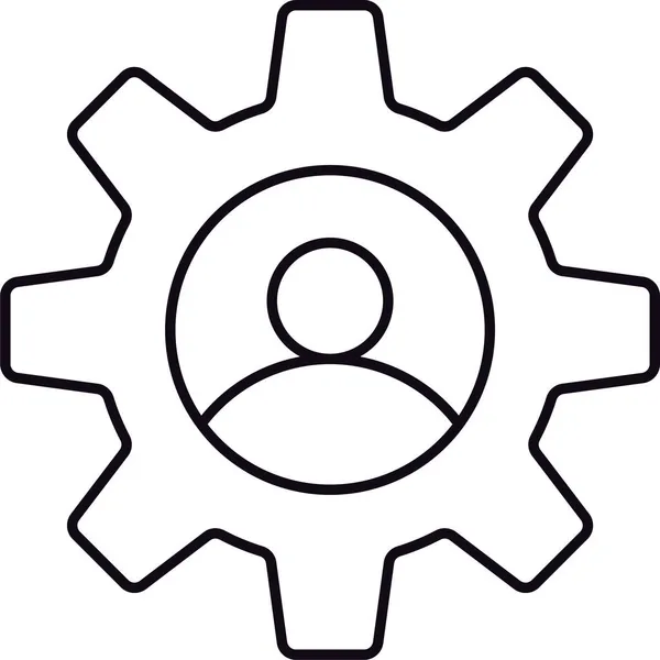 Avatar Configure Icono Configuración Categoría Gestión Empresarial — Archivo Imágenes Vectoriales
