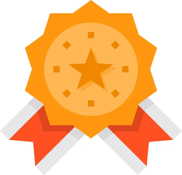 Ikona Odznaku Medaile — Stockový vektor