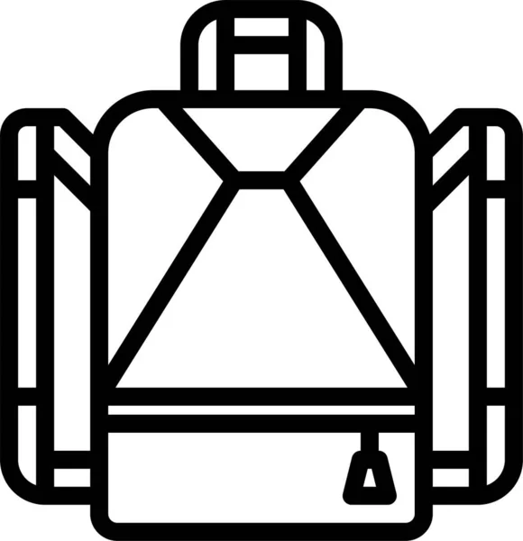 Rucksacktaschen Symbol — Stockvektor