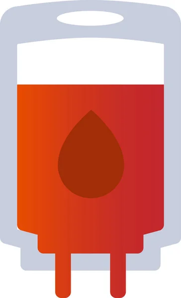 Blutspende Medizinische Ikone — Stockvektor