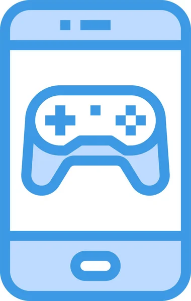 Esport Gamepad Icono Juego Categoría Juegos — Vector de stock