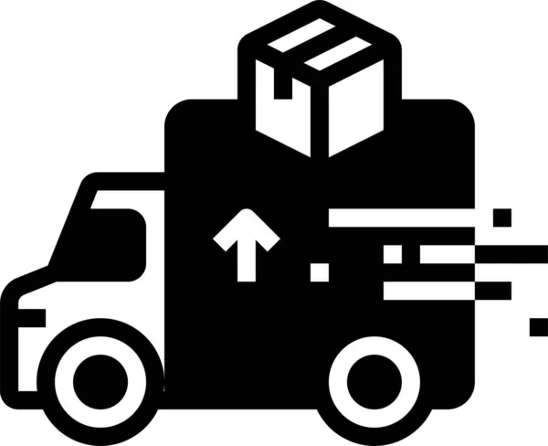 Logistic Truck Delivery Icon — Stock Vector