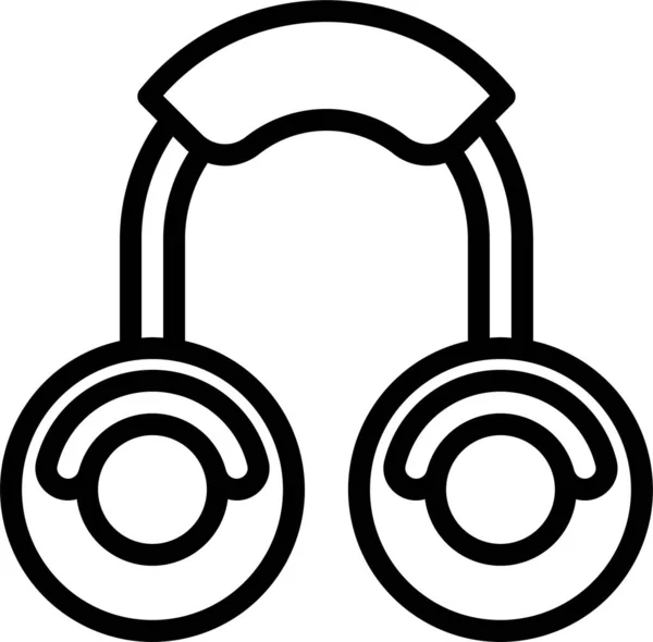 Gadget Kopfhörer Hörer Symbol Der Kategorie Elektronikgeräte Geräte — Stockvektor