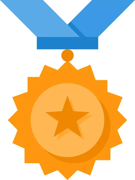Médaille Récompense Badge Icône — Image vectorielle