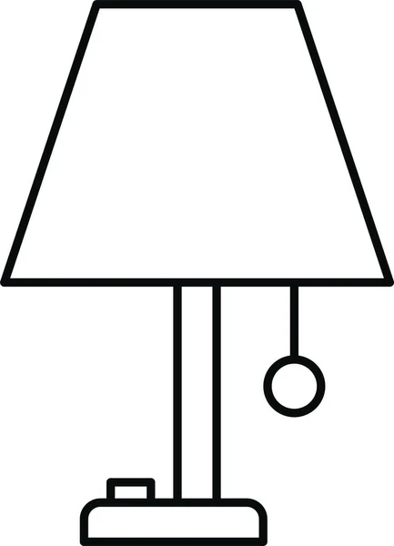 Helles Symbol Für Elektrische Lampen — Stockvektor