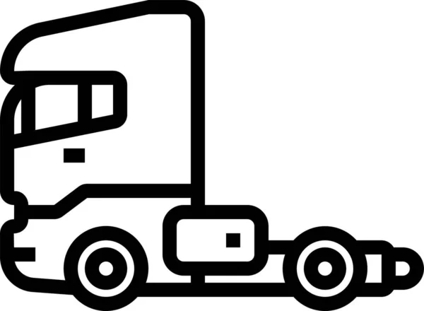 Truck Transport Automobile Icon — Stock Vector