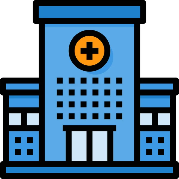Ikon Rumah Sakit Kesehatan Dokter - Stok Vektor