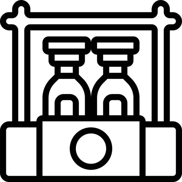 Milchtransport Symbol — Stockvektor