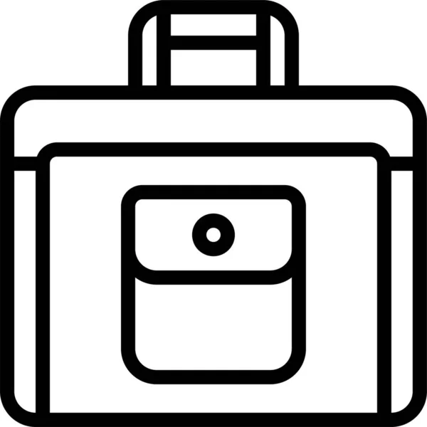 Bag Briefcase Portfolio Icon — Stock Vector